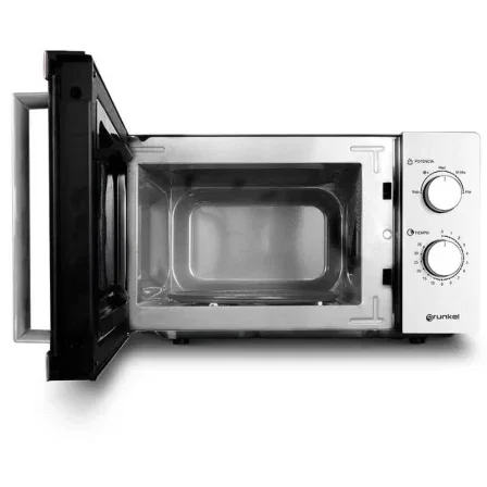 Grunkel Microondas con Grill MWG-20INOX, 700W, Capacidad 20L, Acero Inoxidable Grunkel Microondas con Grill MWG-20INOX, 700W, Capacidad 20L, Acero Inoxidable